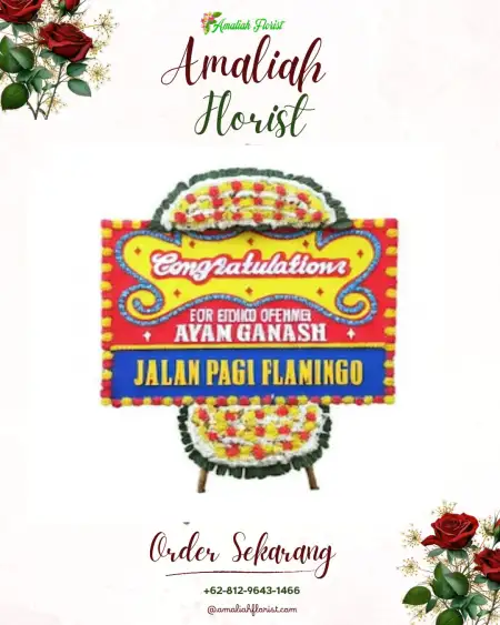 Sewa Papan Bunga Gedung Pernikahan Bogor